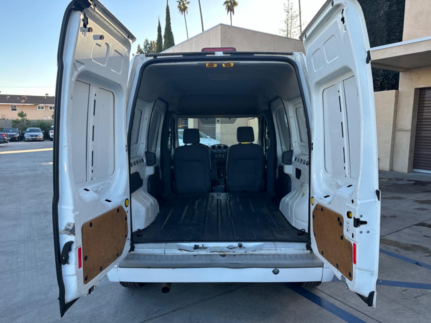 2012 White /Black Ford Transit Connect XLT with Rear Door Glass (NM0LS7BN0CT) with an 2.0L L4 DOHC 16V engine, 4-Speed Automatic transmission, located at 30 S. Berkeley Avenue, Pasadena, CA, 91107, (626) 248-7567, 34.145447, -118.109398 - Great price point for a work van. - Photo#12